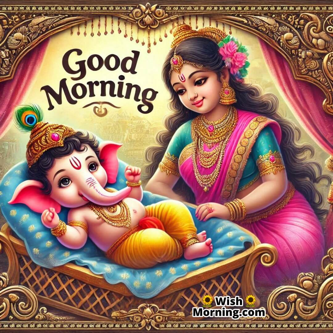 Good Morning Bal Ganesha Wake Up