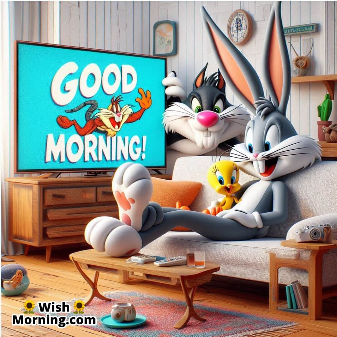 Good Morning Bugs Bunny Tweety & Sylvester Cartoon