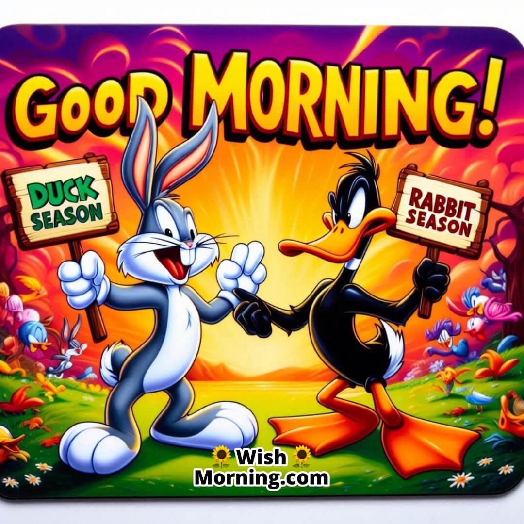 Good Morning Bugs Bunny And Daffy Duck Fun