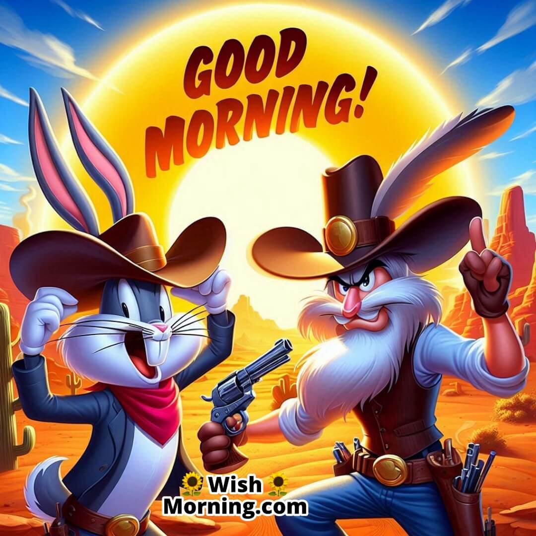 Good Morning Bugs Bunny And Yosemite Sam Western