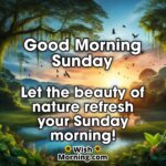 Good Morning Sunday Nature Wishes