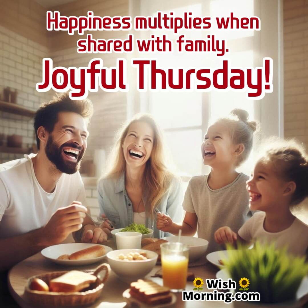 Joyful Thursday Family Wishes