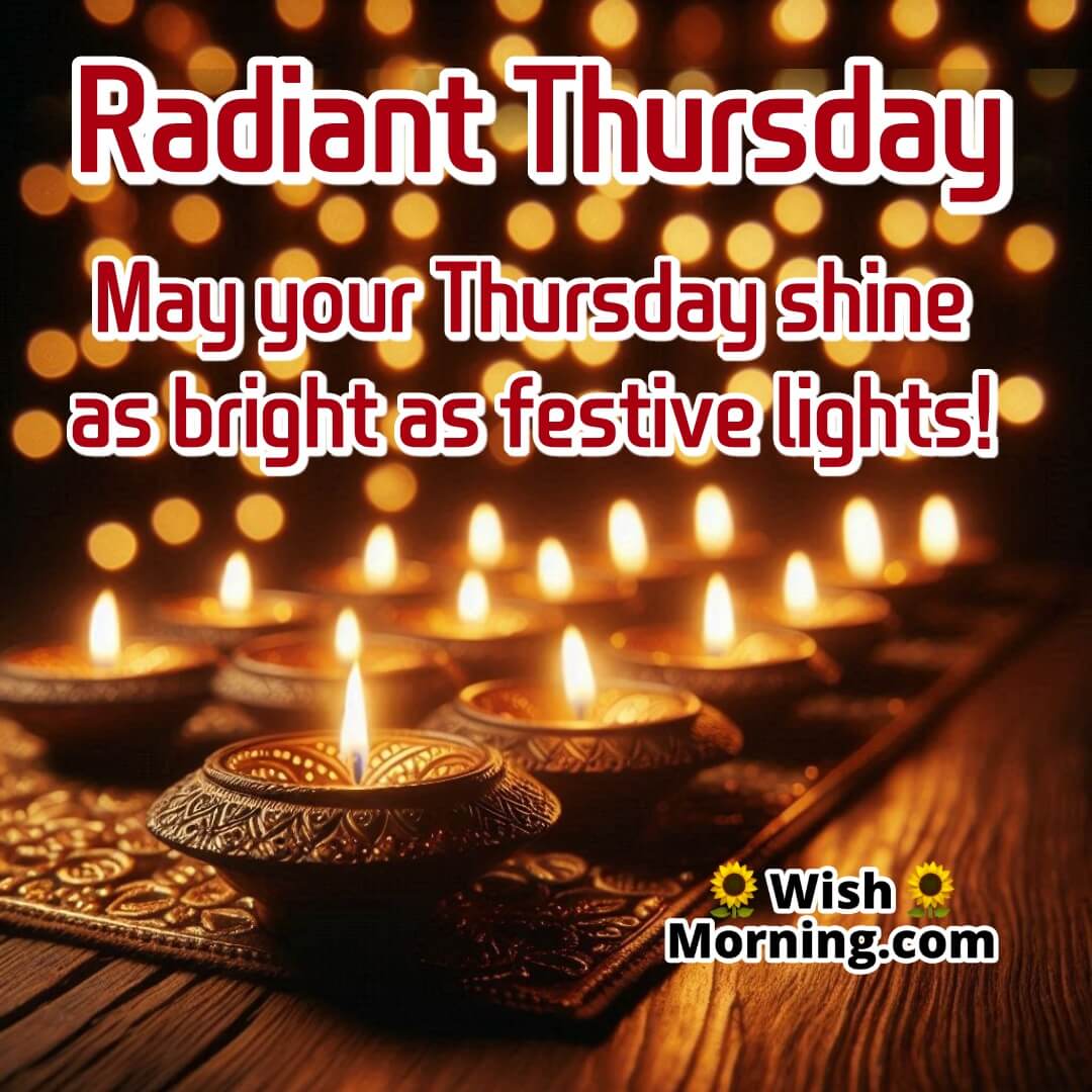 Radiant Thursday Festive Wishes