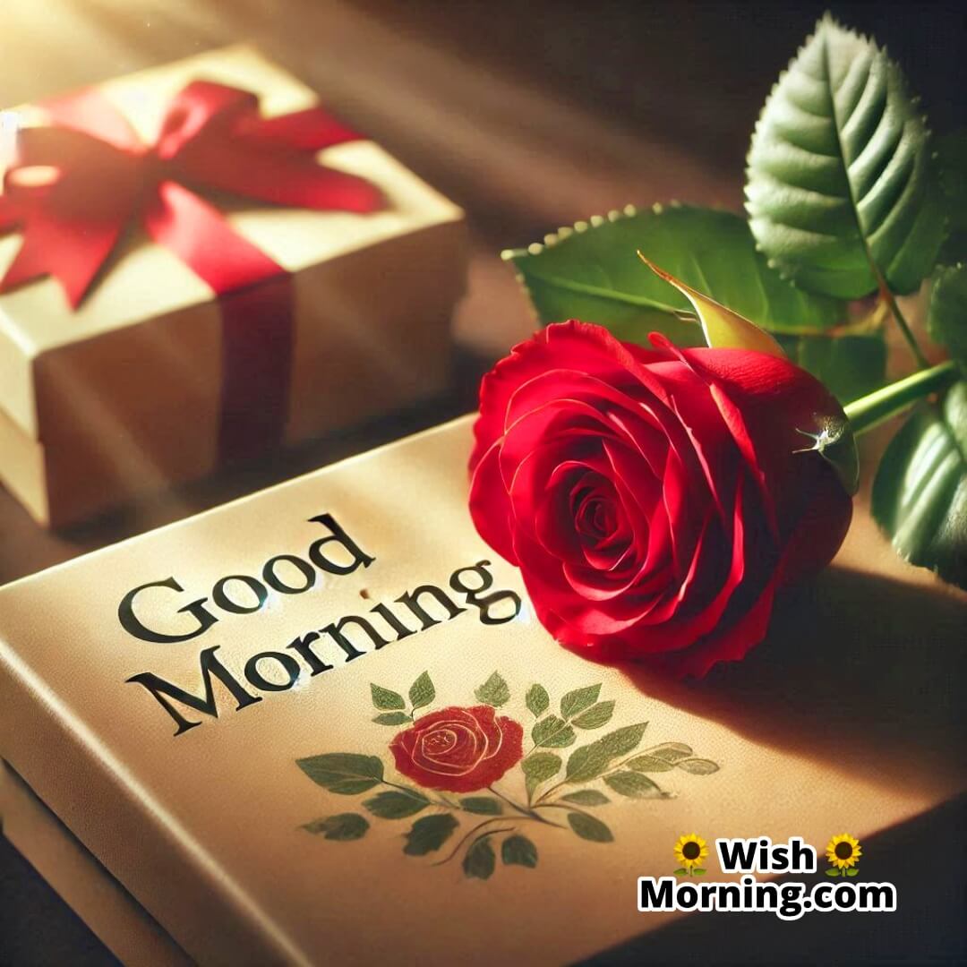 Romantic Good Morning Rose Image