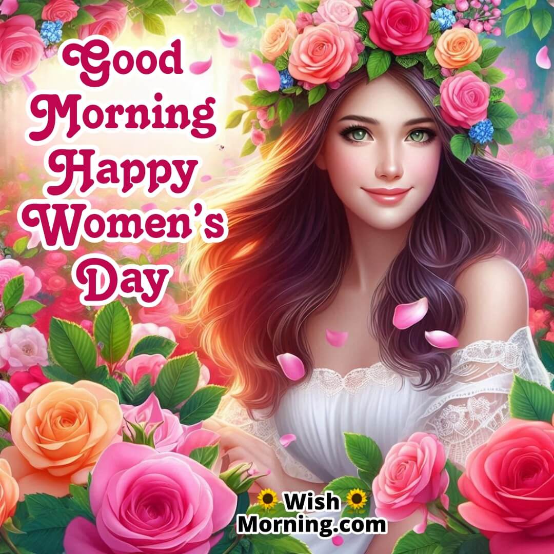 Good Morning Happy Women’s Day Image