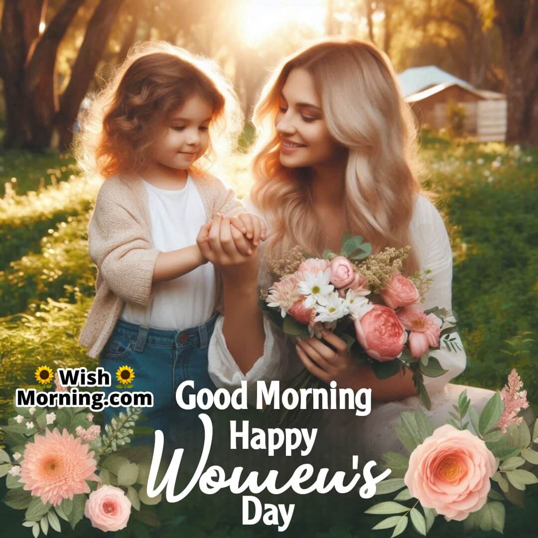 Good Morning Happy Women’s Day Mother And Daughter